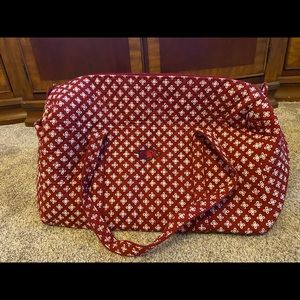 BNWT Vera Bradley Arkansas Razorback Large Duffle